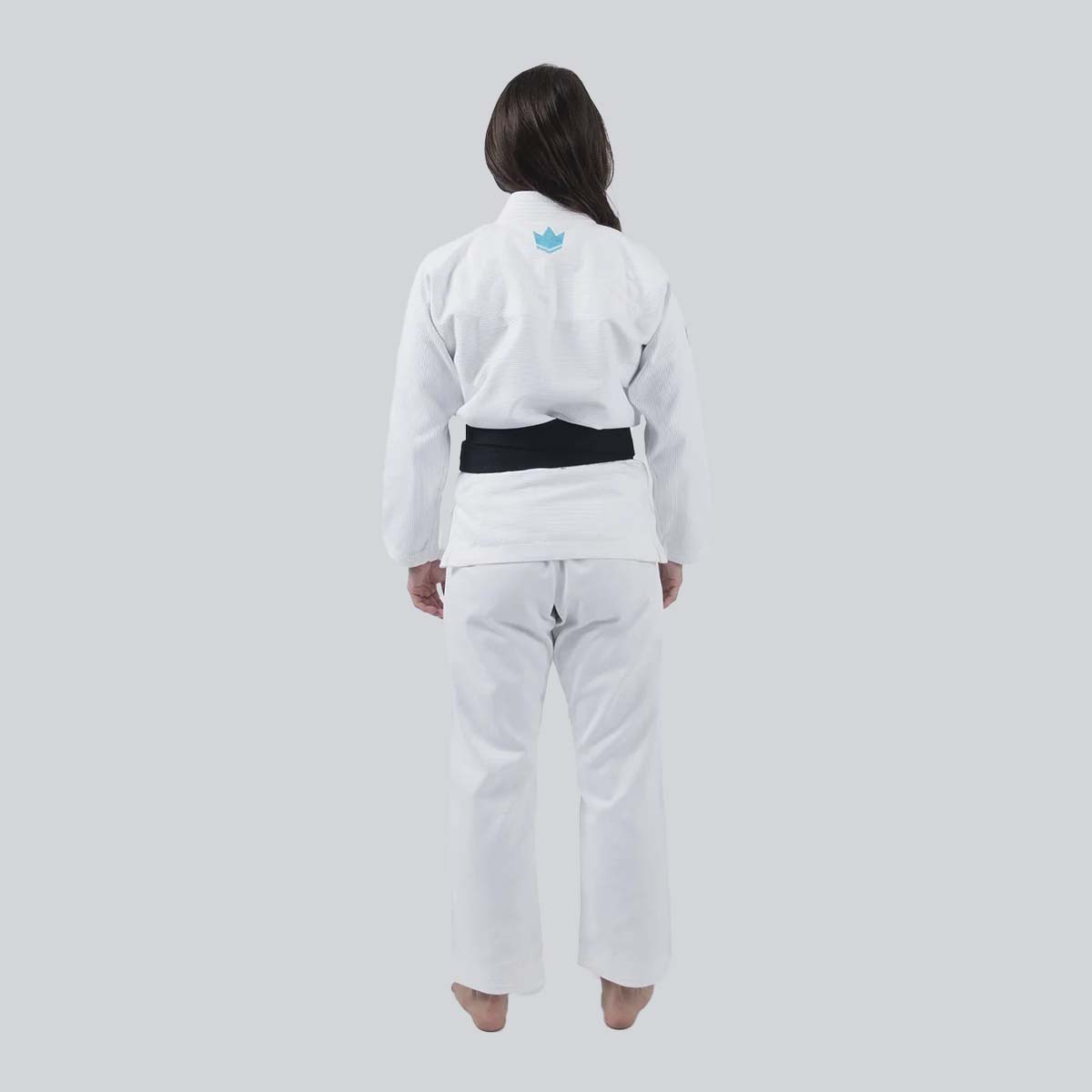 White/Sky Blue Kingz The One Ladies BJJ Gi   