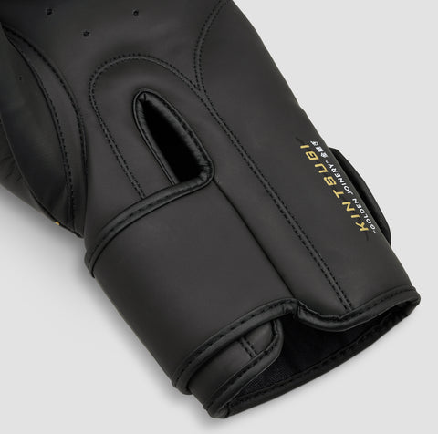 Black/Gold Fumetsu Kintsugi Boxing Gloves