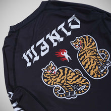 Black Manto Tigers Long Sleeve Rash Guard