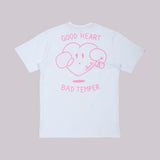 White Manto x KTOF Heart T-Shirt