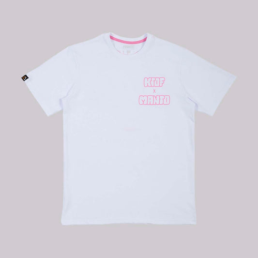 White Manto x KTOF Heart T-Shirt