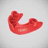 Opro Bronze Self-Fit Mouth Guard Red   