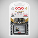 Opro Gold Braces Self-Fit Mouth Guard Black/Gold
