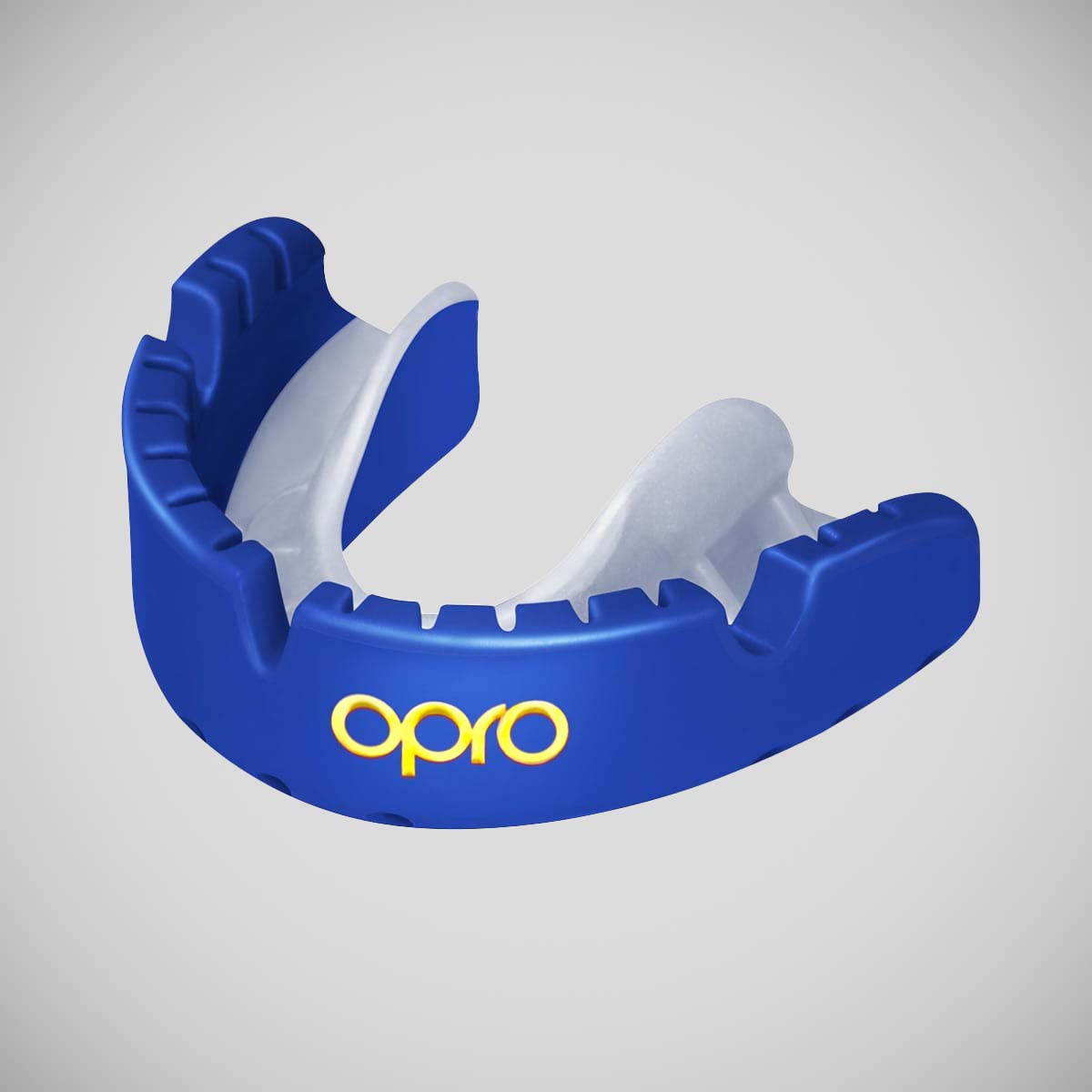 Opro Gold Braces Self-Fit Mouth Guard Blue/Pearl