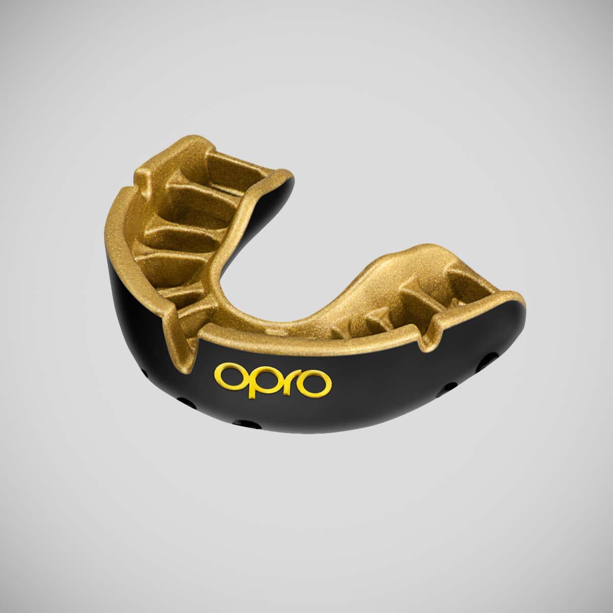 Opro Junior Gold Self-Fit Mouth Guard Black/Gold   