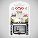 Opro Junior Gold Self-Fit Mouth Guard White/Gold