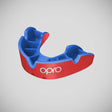 Opro Junior Silver Self-Fit Mouth Guard Red/Dark Blue   
