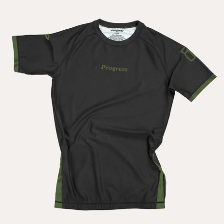 Black Progress Academy+ Short Sleeve Rash Guard   