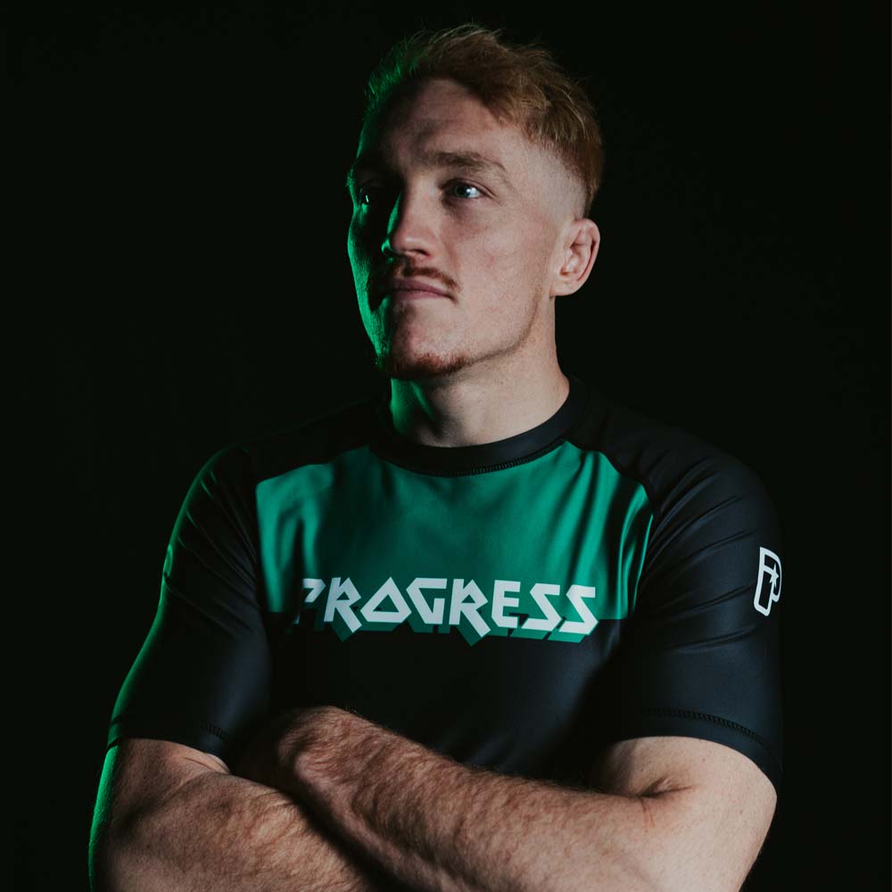 Green BJJ Rash Guards from Made4Fighters