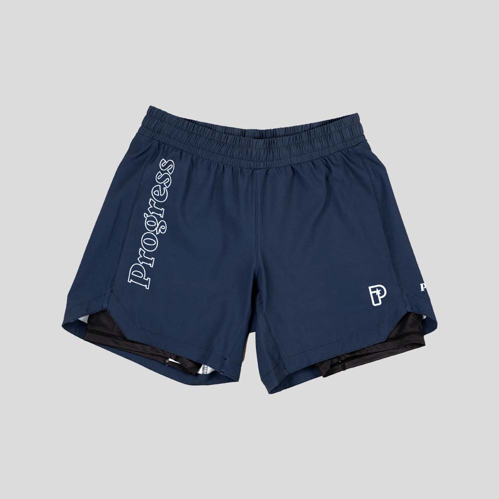 Navy Progress Profile Hybrid Grappling Shorts from Made4Fighters