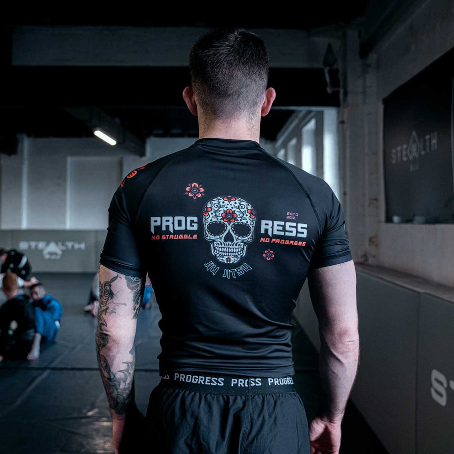 Progress Mexicana Short Sleeve Rash Guard from Made4Fighters