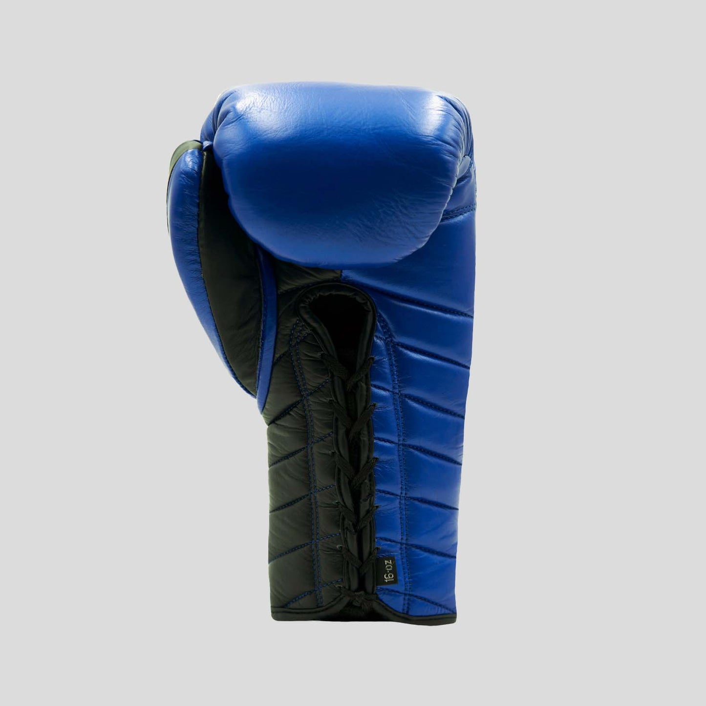 Blue/Black Ringside Hunter Series Lace Boxing Gloves from Made4Fighters