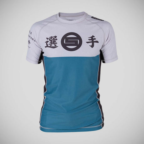 Blue/Black/White Scramble Senshu Rash Guard   