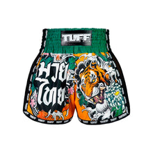 Green TUFF Sport MSC105 Tora Mori to Kingyo Muay Thai Shorts