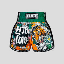 Green TUFF Sport MSC105 Tora Mori to Kingyo Muay Thai Shorts
