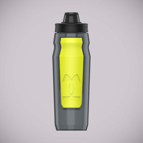 Black/Yellow Under Armour Playmaker Squeeze 950ml Sports Bottle   