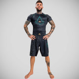 Black Venum Assassin's Creed Reloaded Short Sleeve Rash Guard   