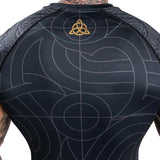 Black Venum Assassin's Creed Reloaded Short Sleeve Rash Guard   