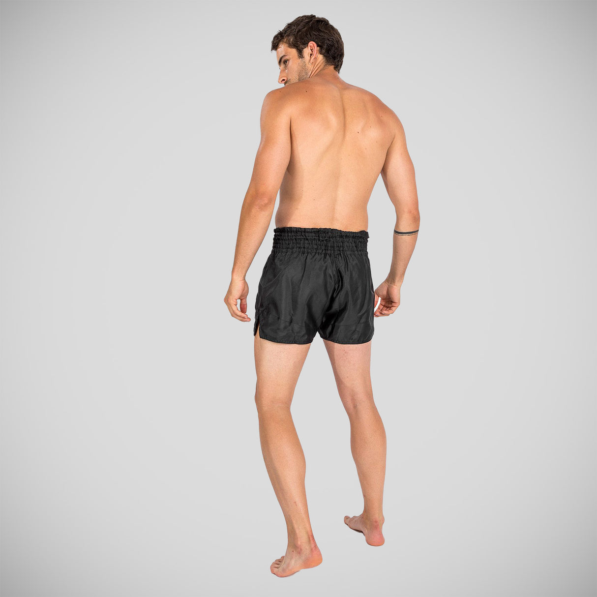 Black/Black Venum Classic Muay Thai Shorts   