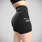 Black/Pink Gold Venum Monogram Women's Compression Shorts   