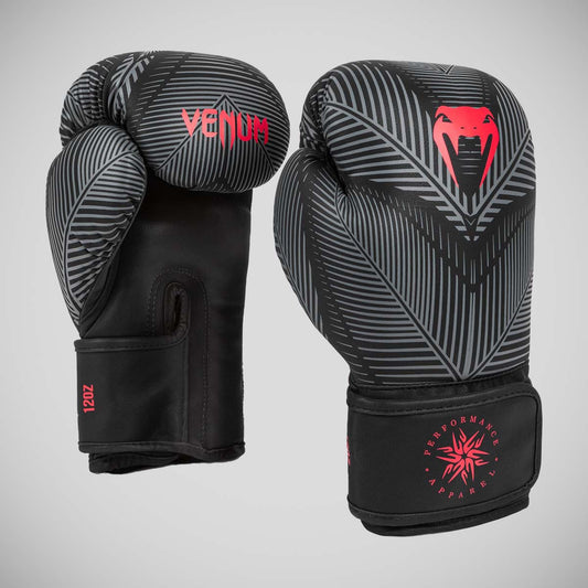 Black/Red Venum Phantom Boxing Gloves