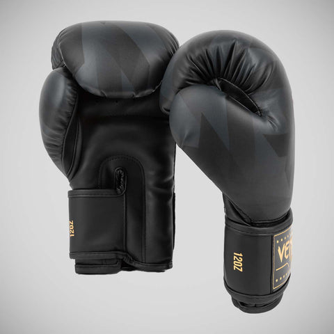 Black/Gold Venum Razor Boxing Gloves