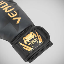 Black/Gold Venum Razor Kids Boxing Gloves