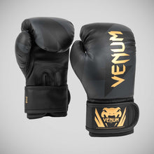 Black/Gold Venum Razor Kids Boxing Gloves