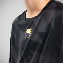 Black/Gold Venum Razor Kids Dry Tech T-Shirt