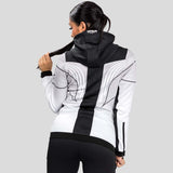 White Venum UFC Authentic Fight Night 2.0 Women's Walkout Hoodie   