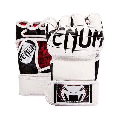 White Venum Undisputed 2.0 MMA Gloves