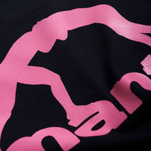Black/Pink Manto Defend Oversize T-Shirt