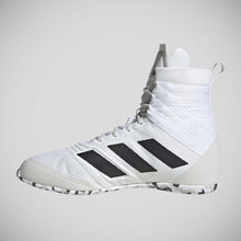 White/Black/Grey Adidas Speedex 18 Boxing Boots 2022