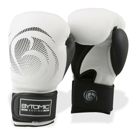 White Bytomic Legacy Leather Boxing Gloves