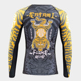 Black/Yellow Tatami Flying Tiger Eco Tech Recycled Rash Guard   