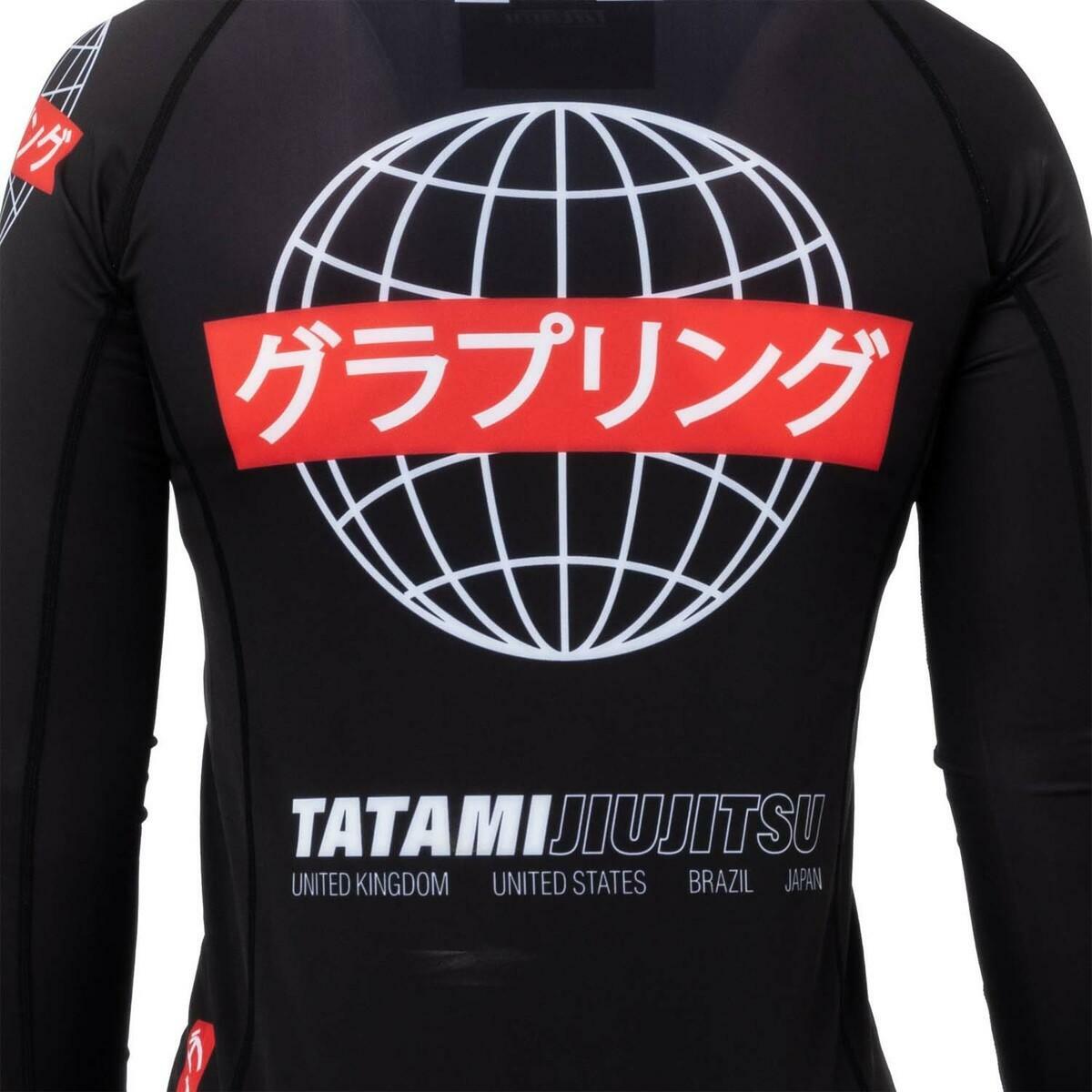 Tatami Ladies Global Long Sleeve Rash Guard Black TATRG1131