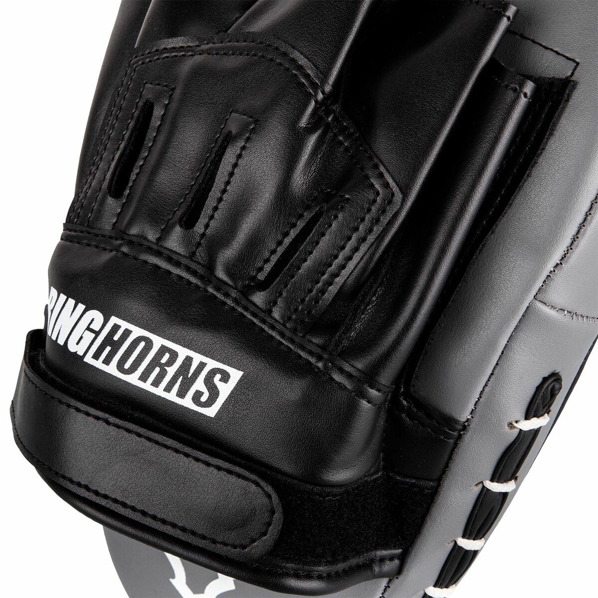 Black-White Ringhorns Charger Focus Mitts   