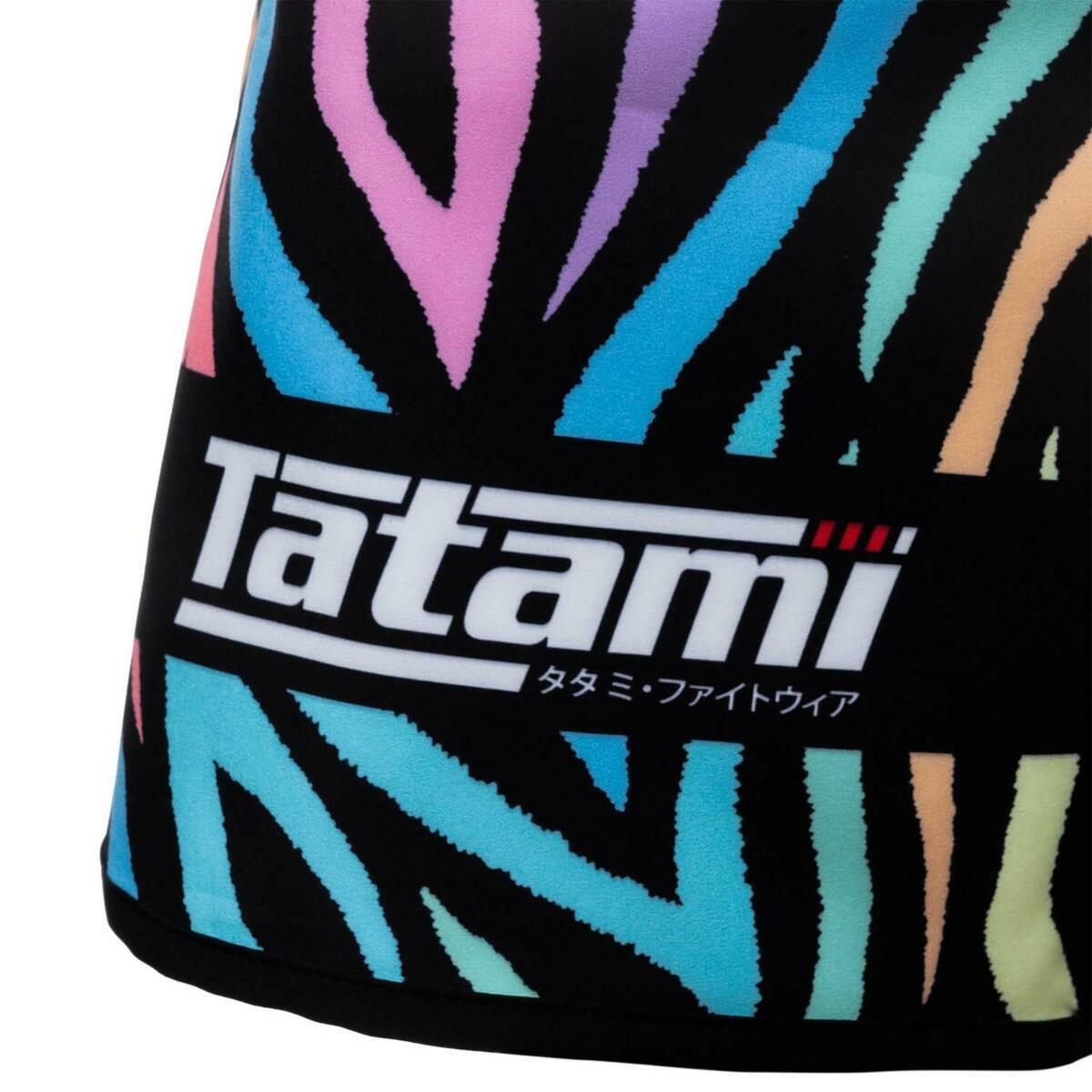 Tatami Fightwear Recharge Fight Shorts Black - Neon TATFS1032