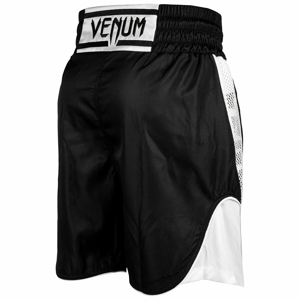 Black/White Venum Elite Boxing Shorts   