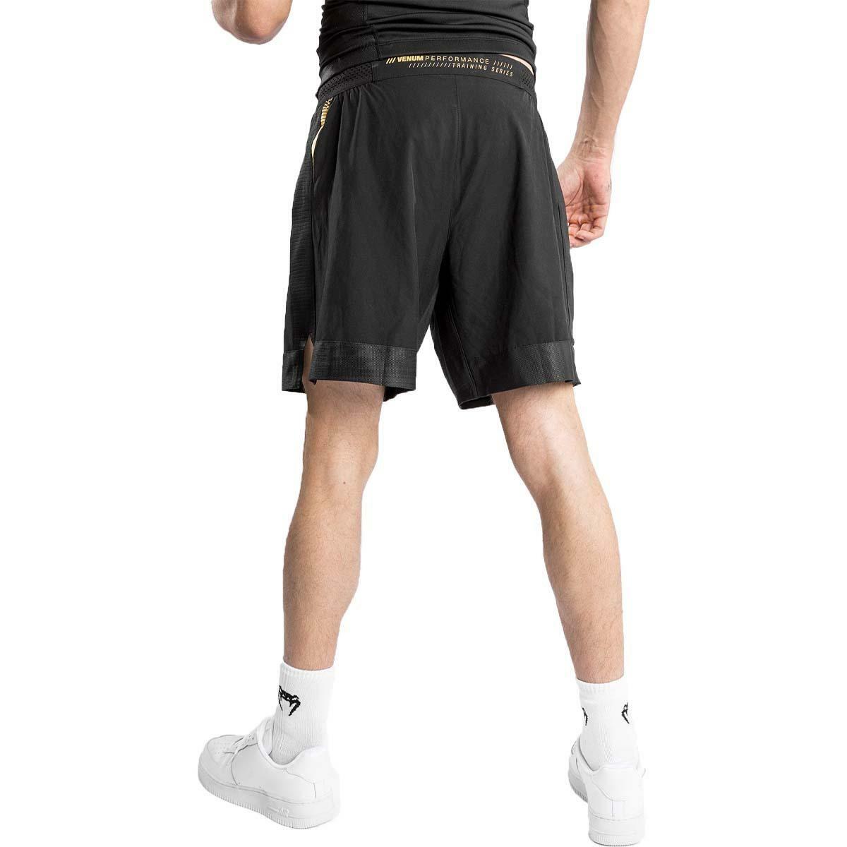 Black/Gold Venum Tempest 2.0 Fight Shorts   