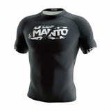 Black Manto Torn Rash Guard   