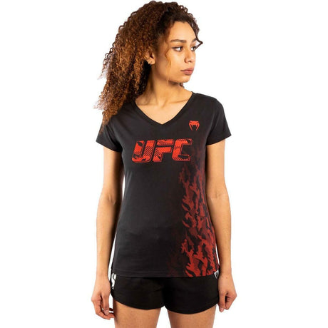 Venum UFC Authentic Fight Week Women's T-Shirt Black Small 