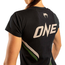Black/Khaki Venum Womens One FC Impact T-Shirt