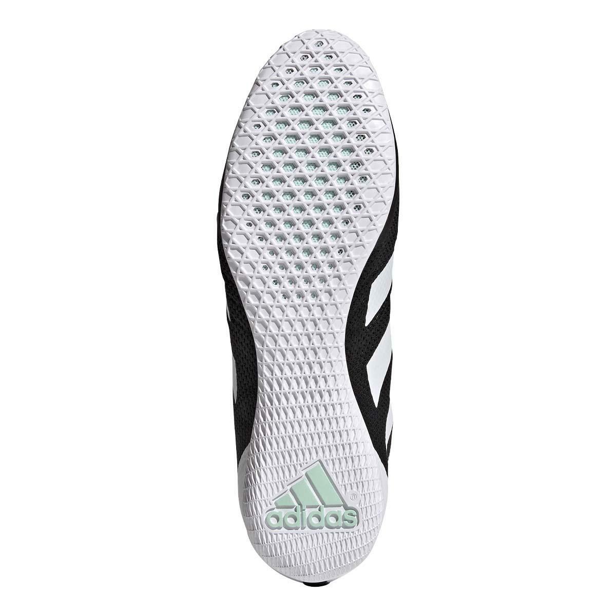 Black-White Adidas Speedex 18 Boxing Boots   