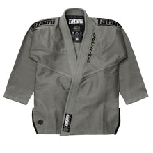 Tatami Fightwear Estilo Black Label Mens BJJ Gi Black on Grey TATEBL006BKG