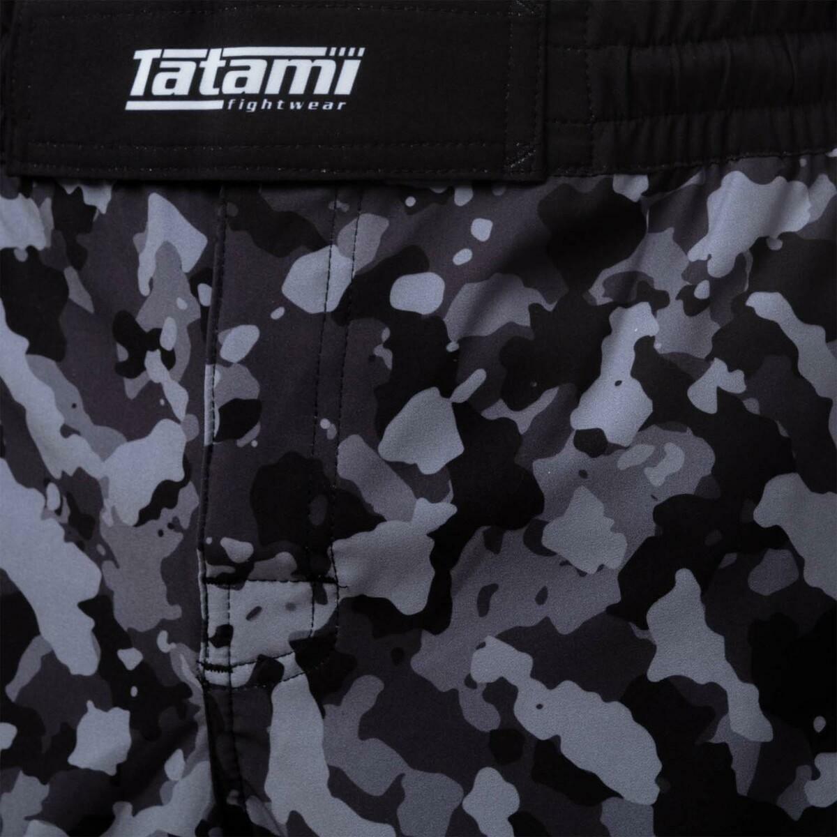 Tatami Fightwear Recharge Fight Shorts Black - Camo TATFS1033