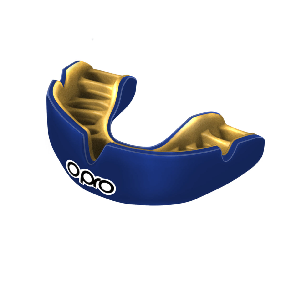 Opro Power Fit Mouth Guard Blue/Gold