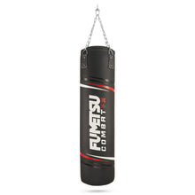 Fumetsu Charge Heavy Bag - 4ft Punch Bag Black/White/Red