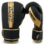 Black & Gold Fumetsu Alpha Pro Boxing Gloves