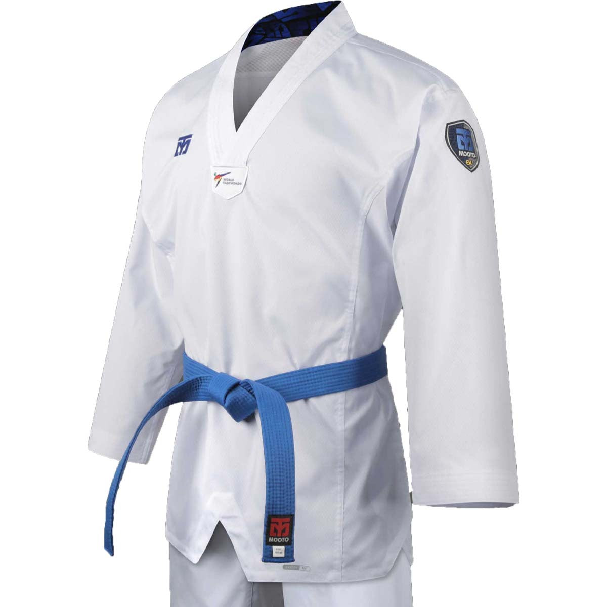 Mooto Extera S6 Kids Taekwondo Uniform White Neck